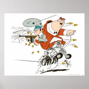 Poster Rocky et Mugsy Rat a tat tat tat