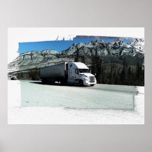 Poster Rocky Mountain Hauler - Conducteur de camion de tr (Devant)