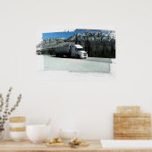 Poster Rocky Mountain Hauler - Conducteur de camion de tr (Cuisine)