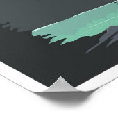 Poster Rocky Mountain National Park Travel Illustration (Coin)