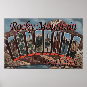 Poster Rocky Mountain Nat'l Park, Colorado