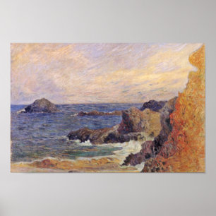 Poster Rocky Sea Coast By Paul Gauguin (Best Quality)