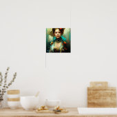 Poster Rococo Future Imaginaire Sci-Fi (Cuisine)