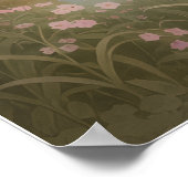 Poster Rococo Rose River Landscape Mural (Coin)