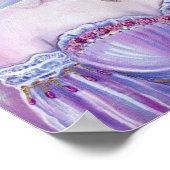 Poster Rococo valentine imaginaire art par Renee Lavoie (Coin)