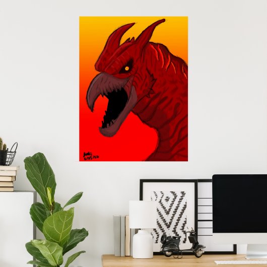 Poster Rodan (Bureau à domicile)