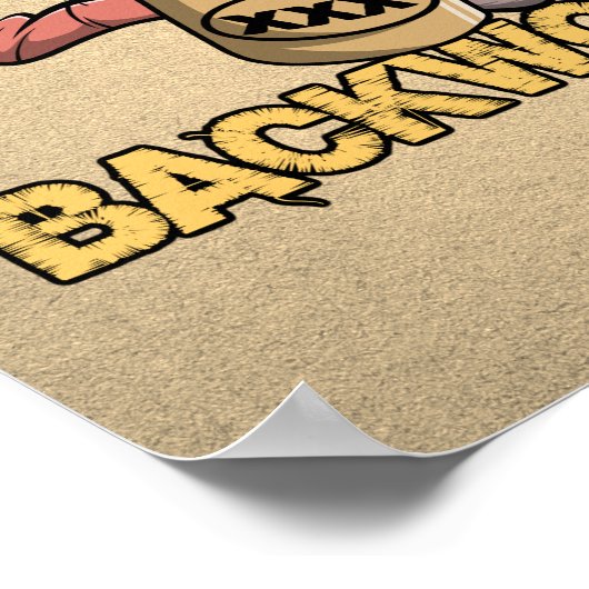 Poster Roddy Rat Fink Style Moonshine Brewmaster dessin (Coin)