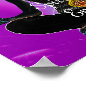 Poster RODE D'ASCLEPIUS 7 CHAKRAS, YOGA LOTUS POSE rose (Coin)