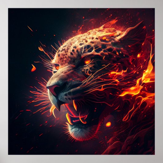 Poster Rode parelhoen (Voorkant)