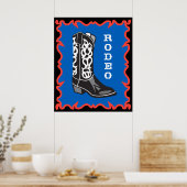 Poster Rodeo Cowboy (Cuisine)