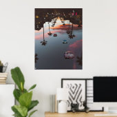 Poster Rodeo Drive beverly Hills (Bureau à domicile)