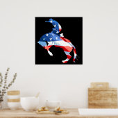 Poster Rodeo is America - Bronco Riding (Cuisine)