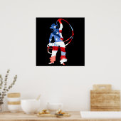 Poster Rodeo is America - Roping (Cuisine)