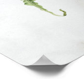 Poster Rodern & White Watercolor Floral Wedding (Coin)