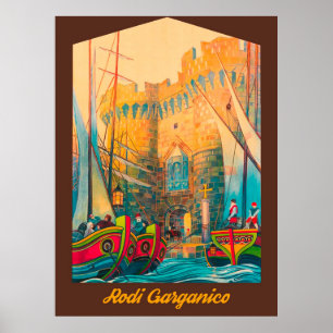 Poster Rodi Garganico, Italie
