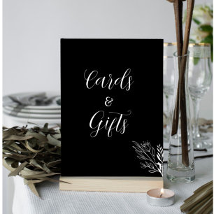 Poster ROE Cartes noires et blanches Symbole Cadeaux