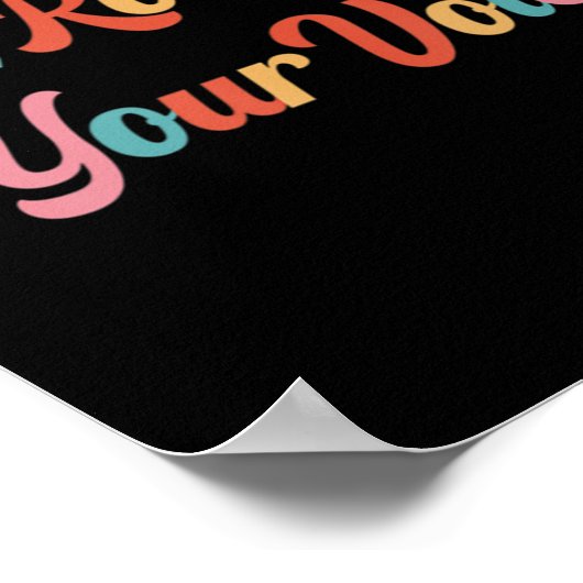 Poster roe roe roe roe votre vote 75 (Coin)