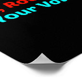 Poster Roe Roe Roe Votre Vote (Coin)