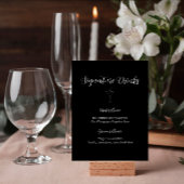 Poster ROE Signature noir et blanc Boissons Signal