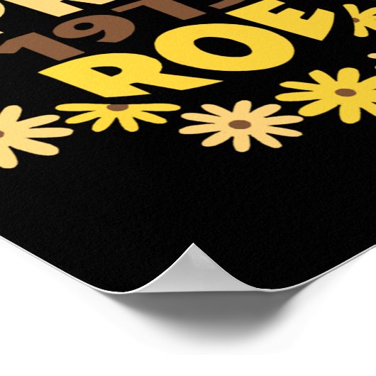 Poster Roe v Wade Rights ProChoice Feminist Pro (Coin)