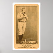 Poster Roger Connor Baseball 1887 (Devant)