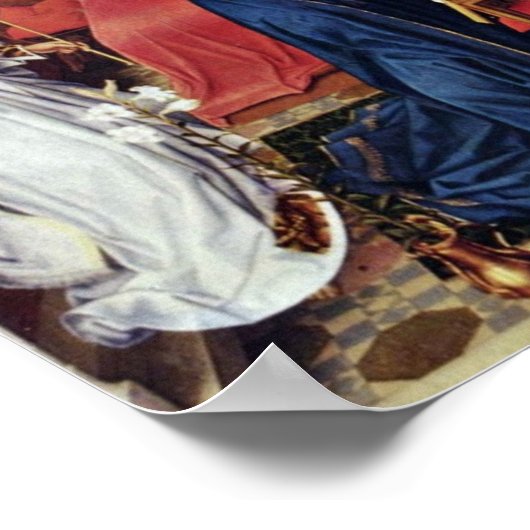 Poster Rogier van der Weyden - Annonciation (Coin)