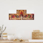 Poster Rogier van der Weyden - Autel du jugement Dernier (Cuisine)