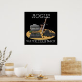 Poster Rogue : Regardez votre dos (Cuisine)