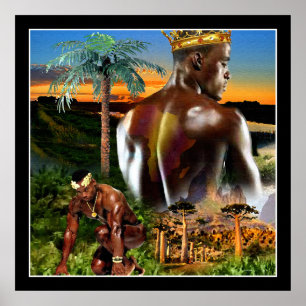 Poster Roi africain