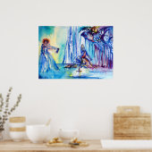 Poster ROi ARTHUR, DAME DU LAC ET EXCALIBUR (Cuisine)
