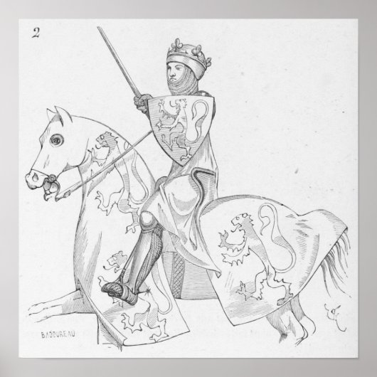 Poster roi d'Angleterre (Devant)