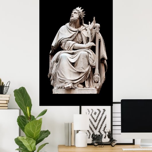 Poster Roi David (Bureau à domicile)