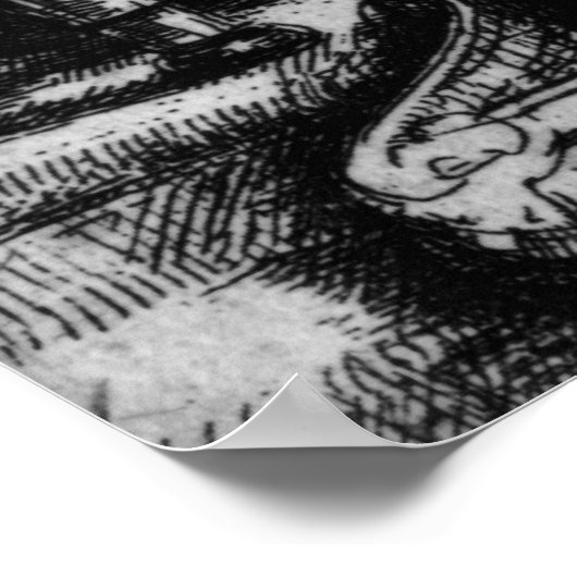 Poster Roi David à la prière, 1652 (Coin)