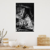 Poster Roi David à la prière, 1652 (Cuisine)