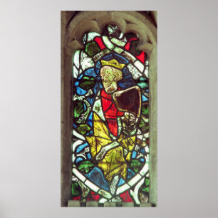 Poster Roi David, XIVe siècle