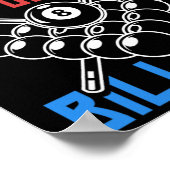 Poster Roi De Billard Billard Billard Billard Billard Cue (Coin)