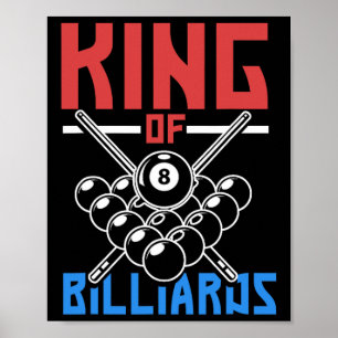 Poster Roi De Billard Billard Billard Billard Billard Cue