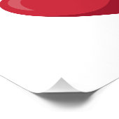 Poster Roi de cœur couronné emblème K (Coin)