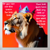 Poster Roi de la Jungle (Devant)