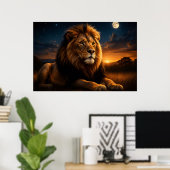 Poster Roi de la Nuit (Bureau à domicile)