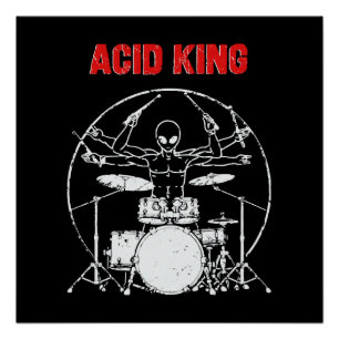 Poster roi de l'acide