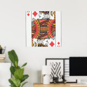 Poster Roi de Pique (Bureau à domicile)