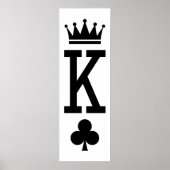 Poster Roi des cartes (Devant)