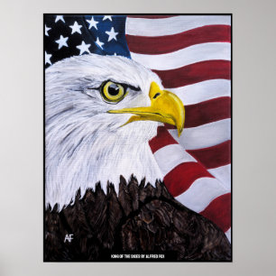 Poster Roi des Cieux Peinture d'Alfred Fox