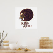Poster Roi du Grill (Cuisine)