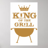 Poster Roi Du Grill, Or (Devant)