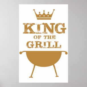 Poster Roi Du Grill, Or