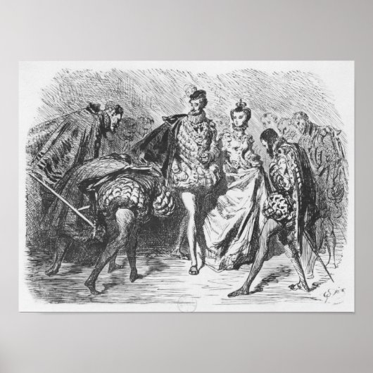 Poster Roi et cour (Devant)