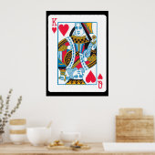 Poster Roi et Reine des Coeurs (Cuisine)