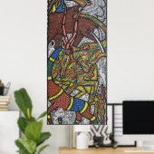 Poster Roi Forêt (Bureau à domicile)